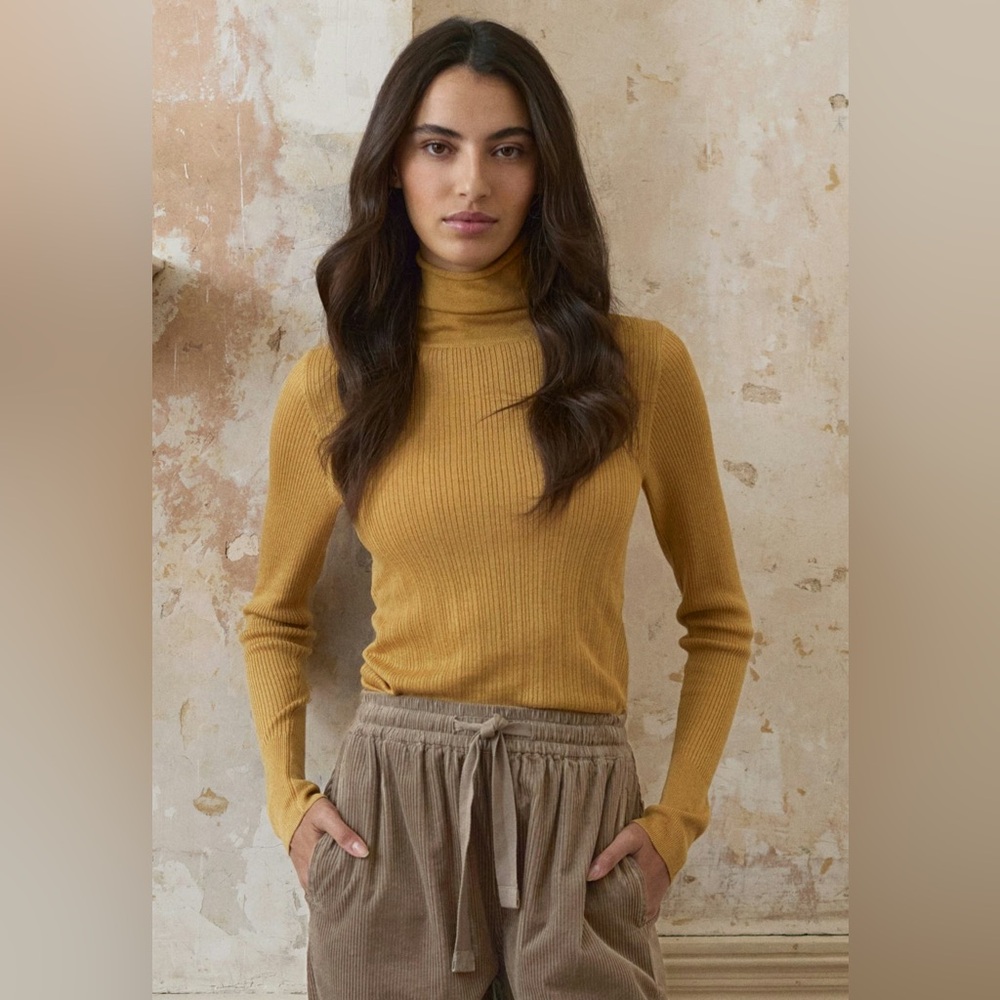 POETRY Ribbed Silk & Cashmere Sweater